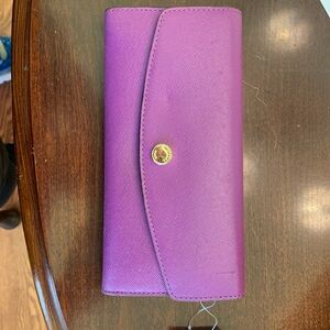 Saffiano Color Block Pomegrante